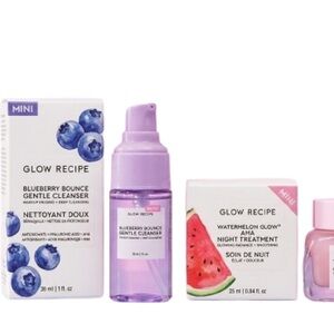 Glow Recipe Skincare Duo 🌟 Deep Cleanser & AHA Night Treatment 🌟New In Box 🌟